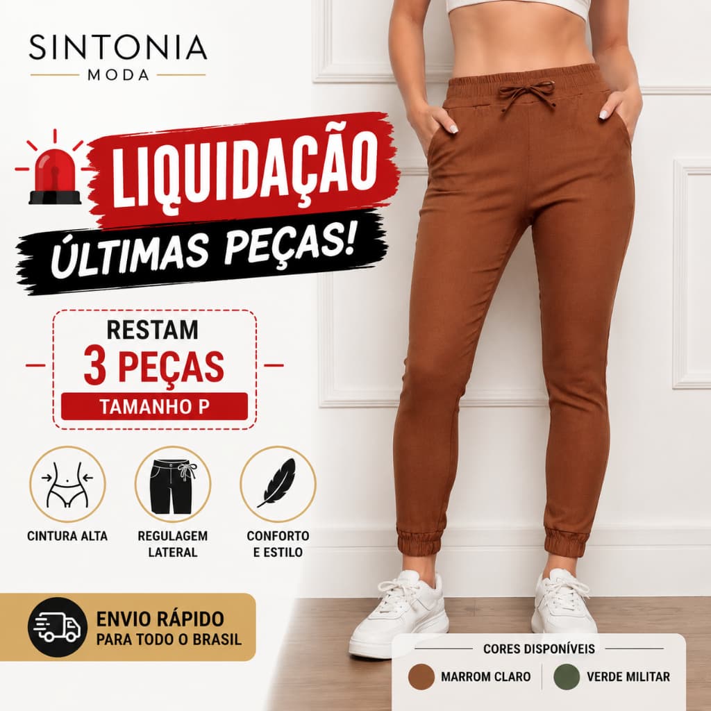 Calça Jogger blogueira feminina calça jogger diversas cores calça bengaline/ Promoçãoooooooooooo
