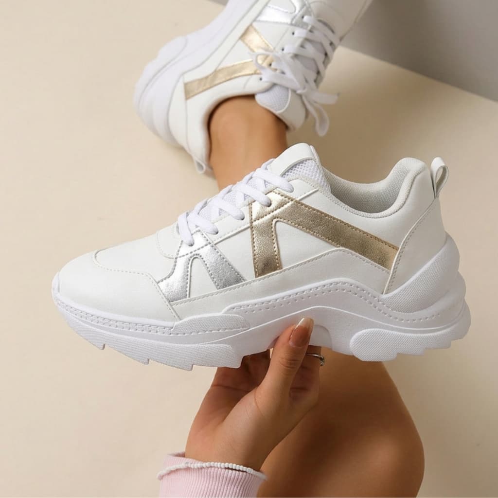 Tênis Feminino Casual Plataforma Ideal Para Qualquer Ocasião