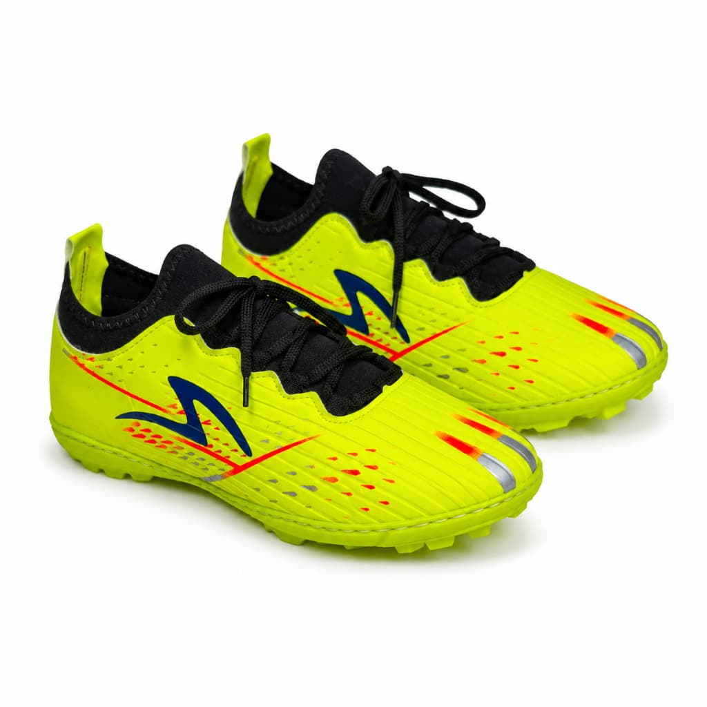 Chuteira Society Masculina Lightspeed Solado TR Grama Sintética Confortável Amarelo Neon 34 ao 45