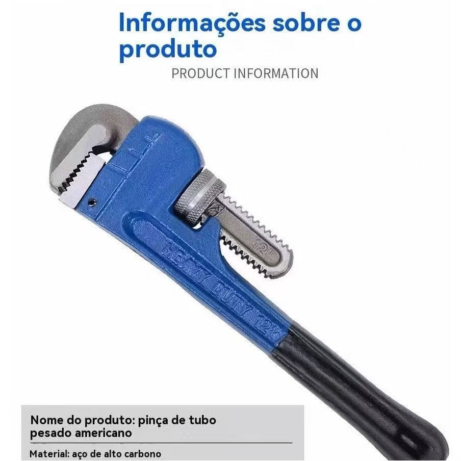 Chave Grifo Para Tubos Uso Profissional '' Tipo Americano" tamanho 14