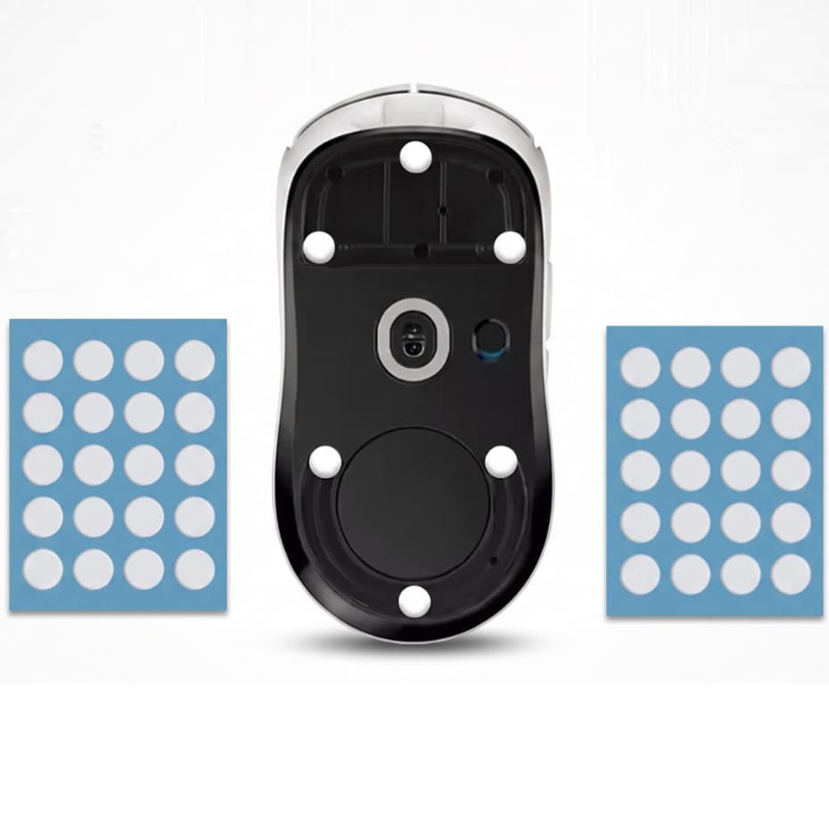 Kit 40 ICE Feets Pés Mouse 6,5mm Universal Logitech G Pro G305 G502 Mouse Skates