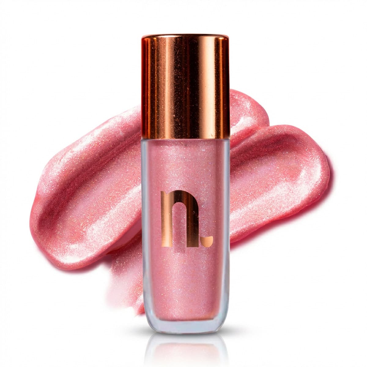 Nina Gloss Labial Instant Glow Quartzo brilho confortável e acabamento luminoso para lábios com cor