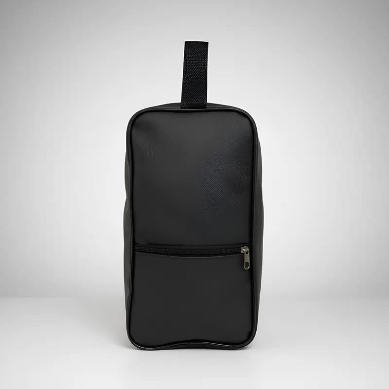 Necessaire Impermeável de Couro Com Alça Porta Chuteira Esporte Unissex