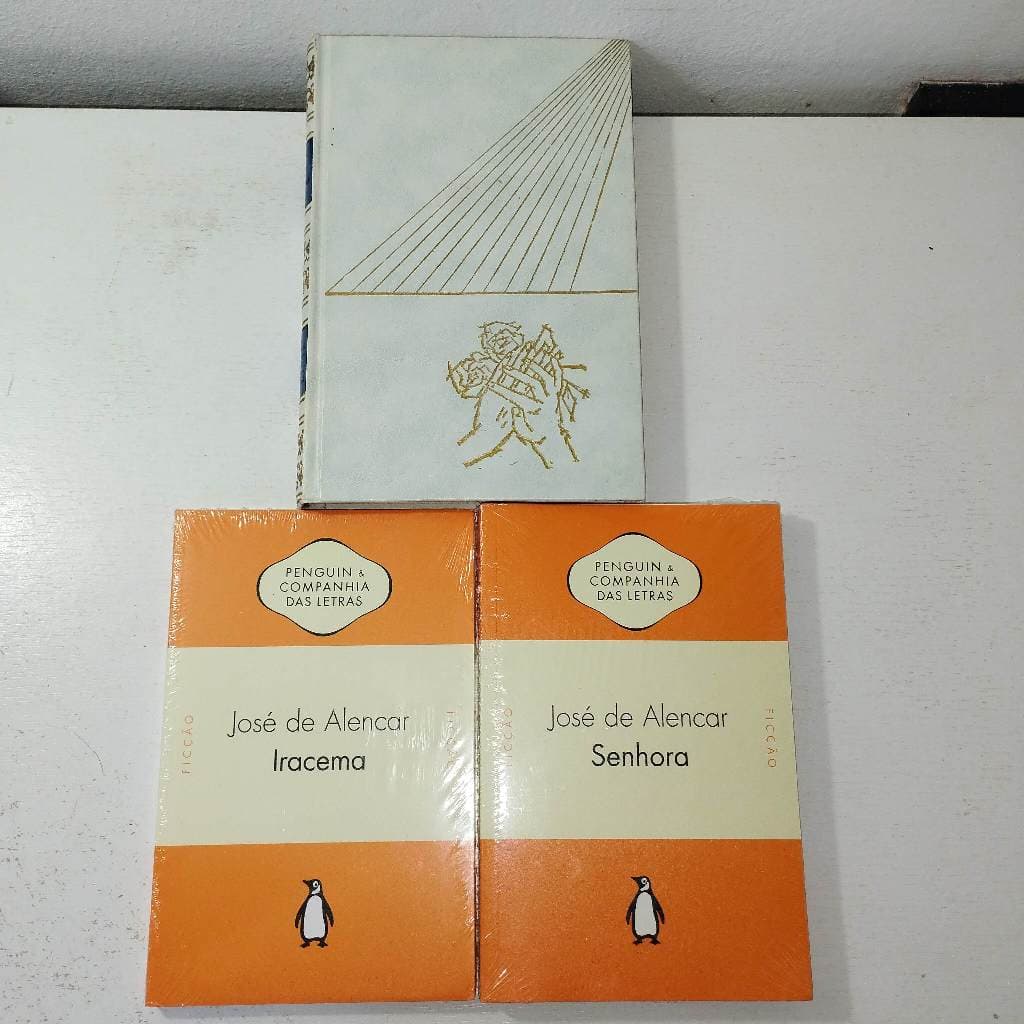 KIT Livros José de Alencar – Iracema + Senhora + Livro Capa Dura