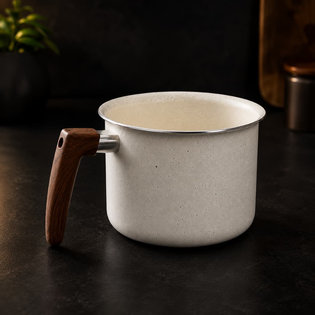 Leiteira Fervedor 14cm Style Cook Mármol 1,5L Mimo Style Mármore Ceramica Luxo