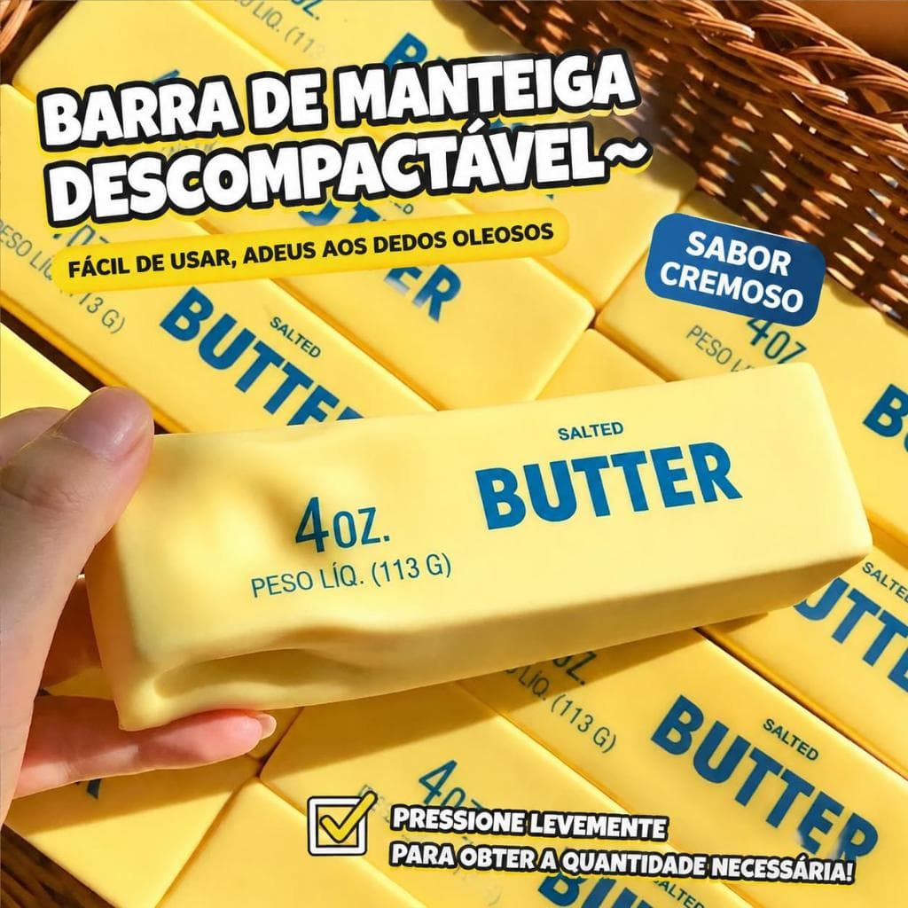 Squishy de Manteiga Brinquedo Sensorial - Maciez e Elastecidade com Recuperação Lenta para Alívio de Estresse