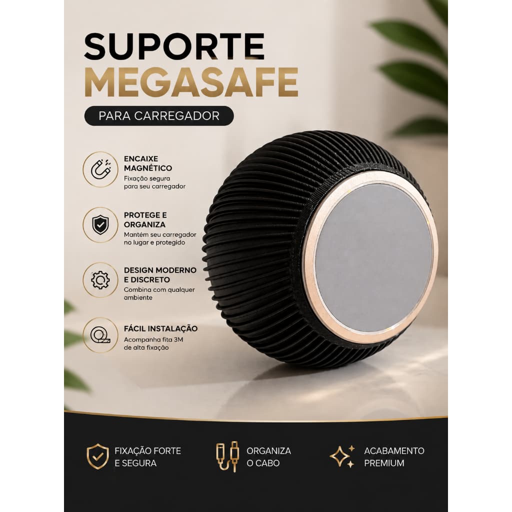 Suporte para carregador MagSafE Suporte inteligente Carregador por indução
