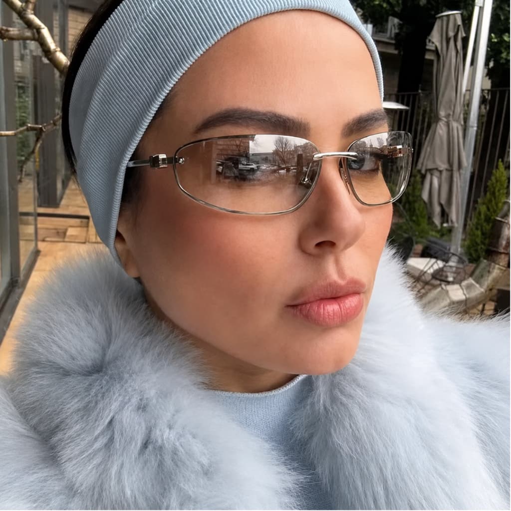 Óculos de Sol Oval Feminino Premium Vintage Futurista Blogueira Virginia Tendência Clássico