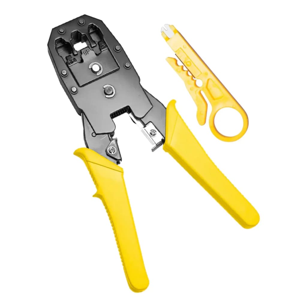Alicate Crimpar Rj45 Rj11 Cabo De Rede Crimpador Desencapar