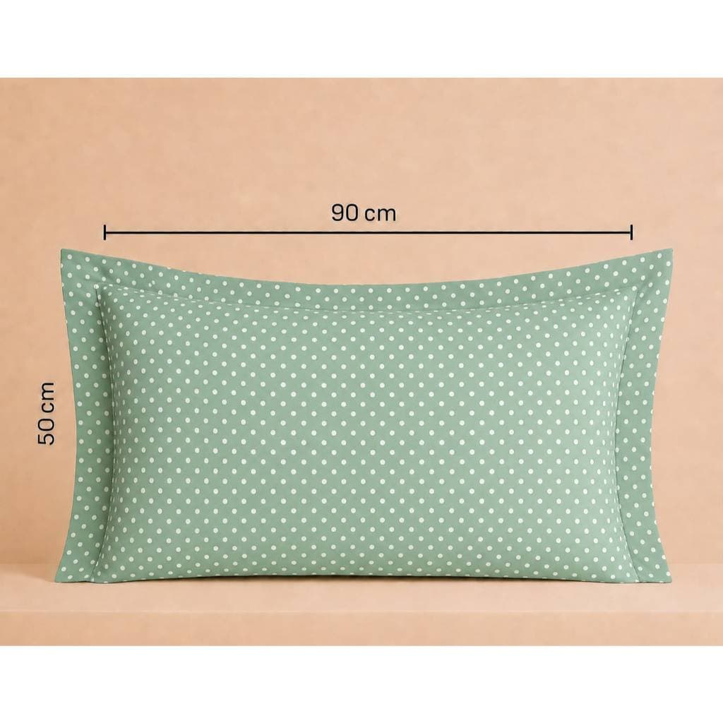 2 Fronhas (1 PAR) King 50x90 100% Algodão 200 Fios com Aba Americana