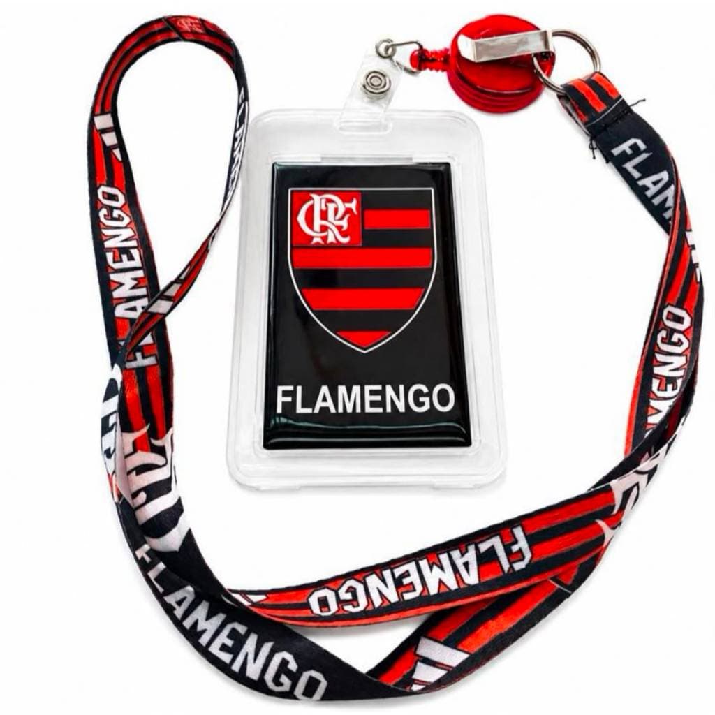 Porta cartão/ porta crachá  do Flamengo