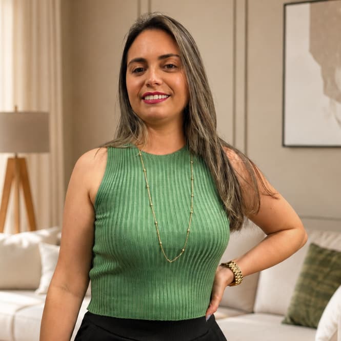 Blusa Regata Alça Tricot Verão Tendência Moda Blogueira Blusa Regatinha Tricô Cropped Canelado