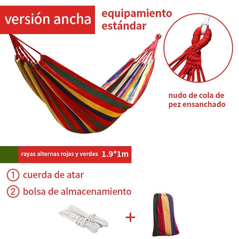 Rede de Descanso para Acampamento ao Ar Livre, Rede Resistente para Jardim, Viagem e Piquenique