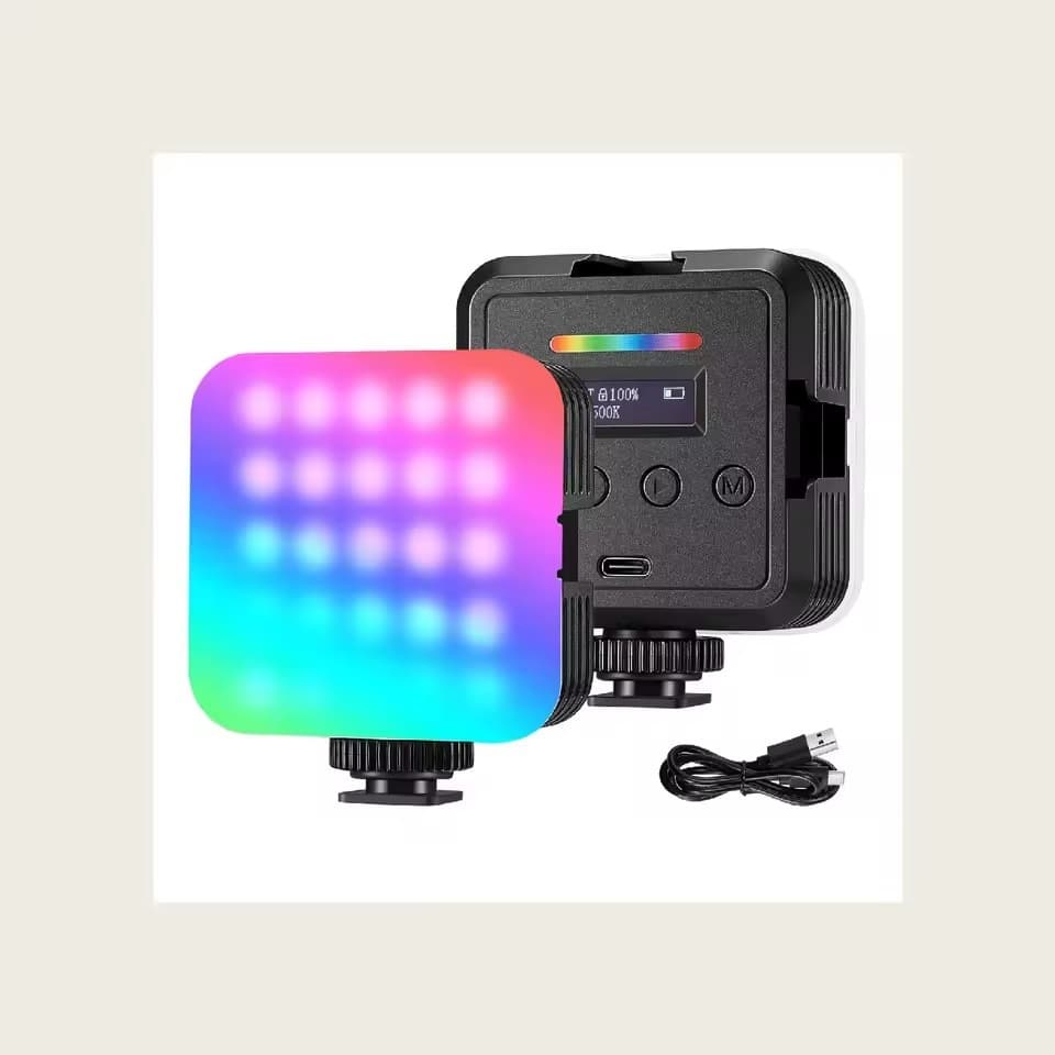 Neewer RGB61 Luz de Vídeo Magnética RGB LED Portátil Full Color 2500K-8500K 6W