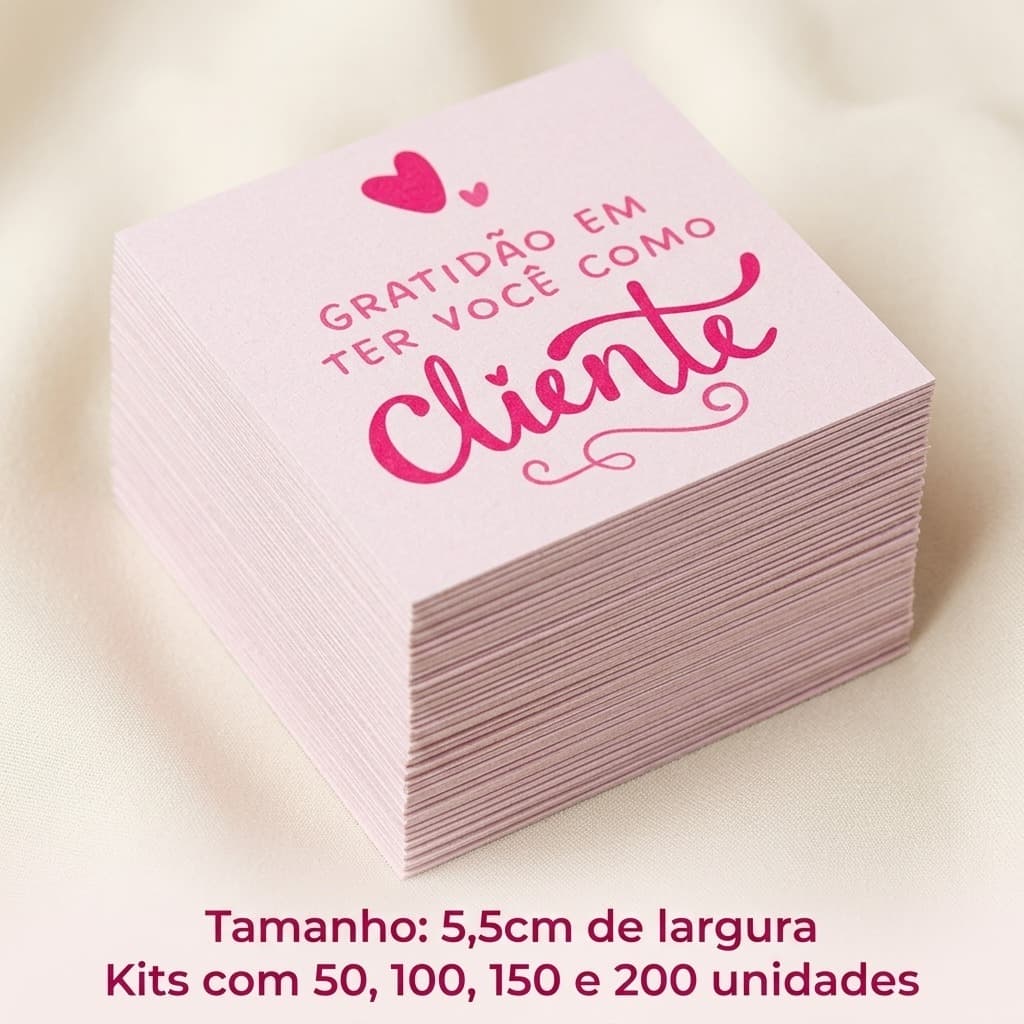 Cartão Agradecimento  Cliente