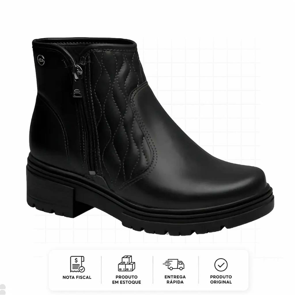 Bota Coturno Feminina Dakota Macia Confortável Envio Rapido