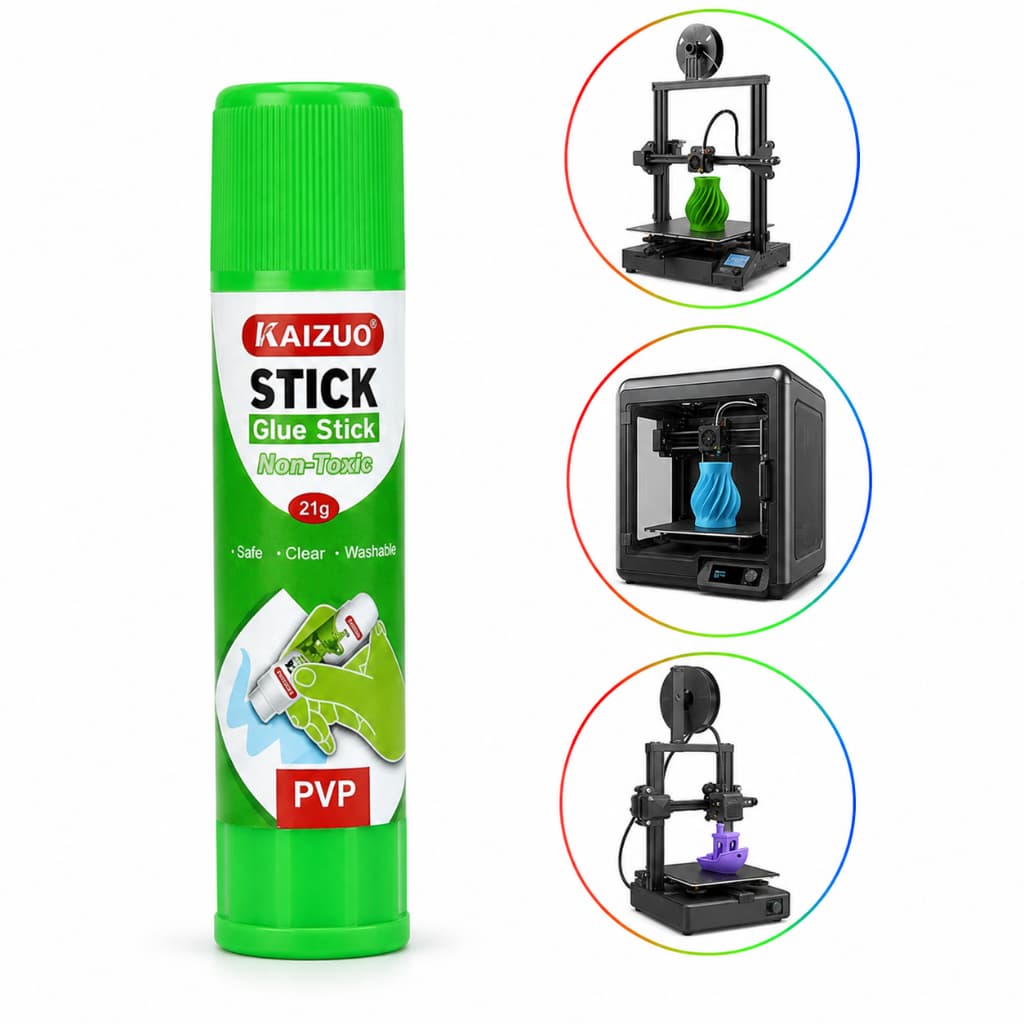 Bastão De Cola PVP Kaizuo Para Mesa Plate Impressora 3d Bambulab Creality