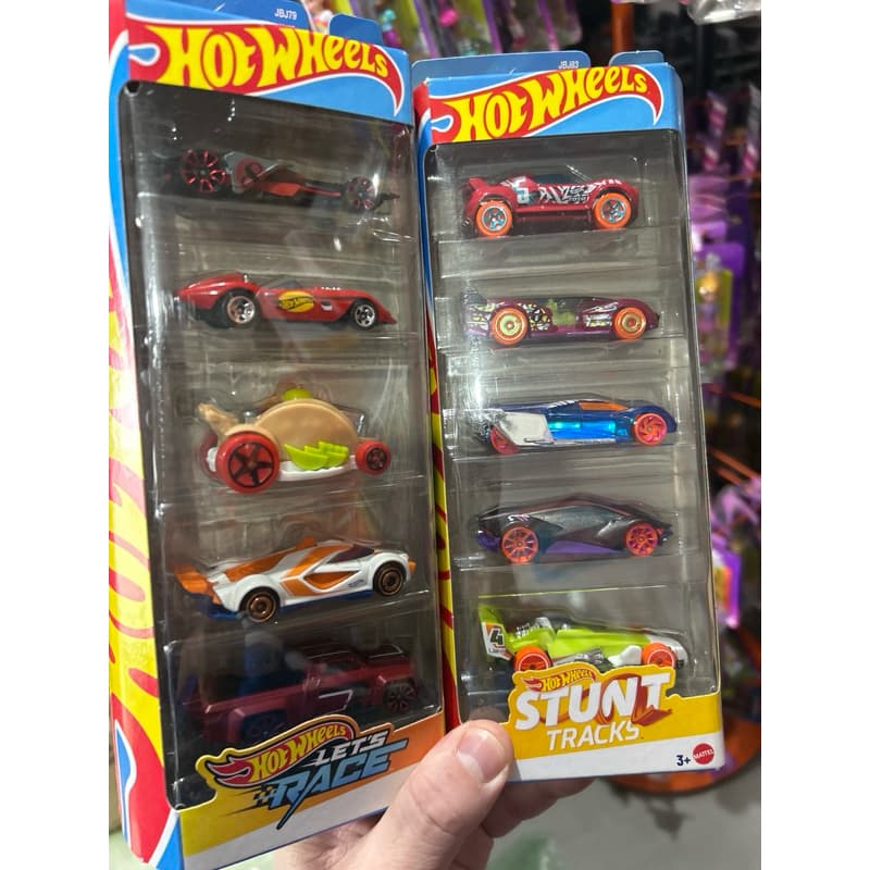 City Hot wheels pack 5 Carrinhos Hot wheels variados