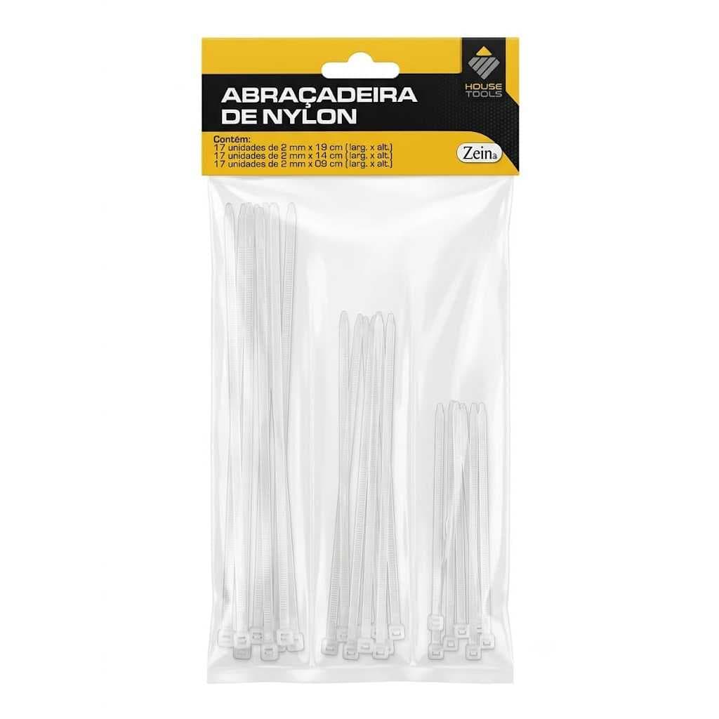 kit abraçadeira Abraçadeira de Nylon Enforca Gato 2,0x19cm , 2,0x14cm, 2,0x0,9cm, Braçadeira Cinta Plástica Organizador