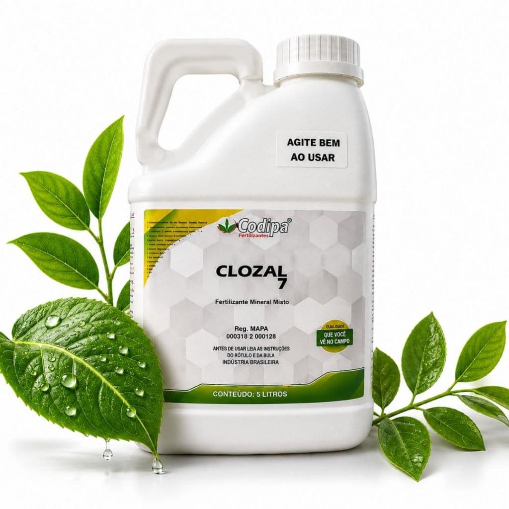 Clozal 7 Calda Bordalesa Pronta Fertilizante Misto Ação Preventiva Contra Pragas 5l