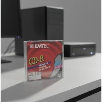 CD-R GRAVÁVEL EMTEC - 80 MIN - 700 MB - COM CAIXA
