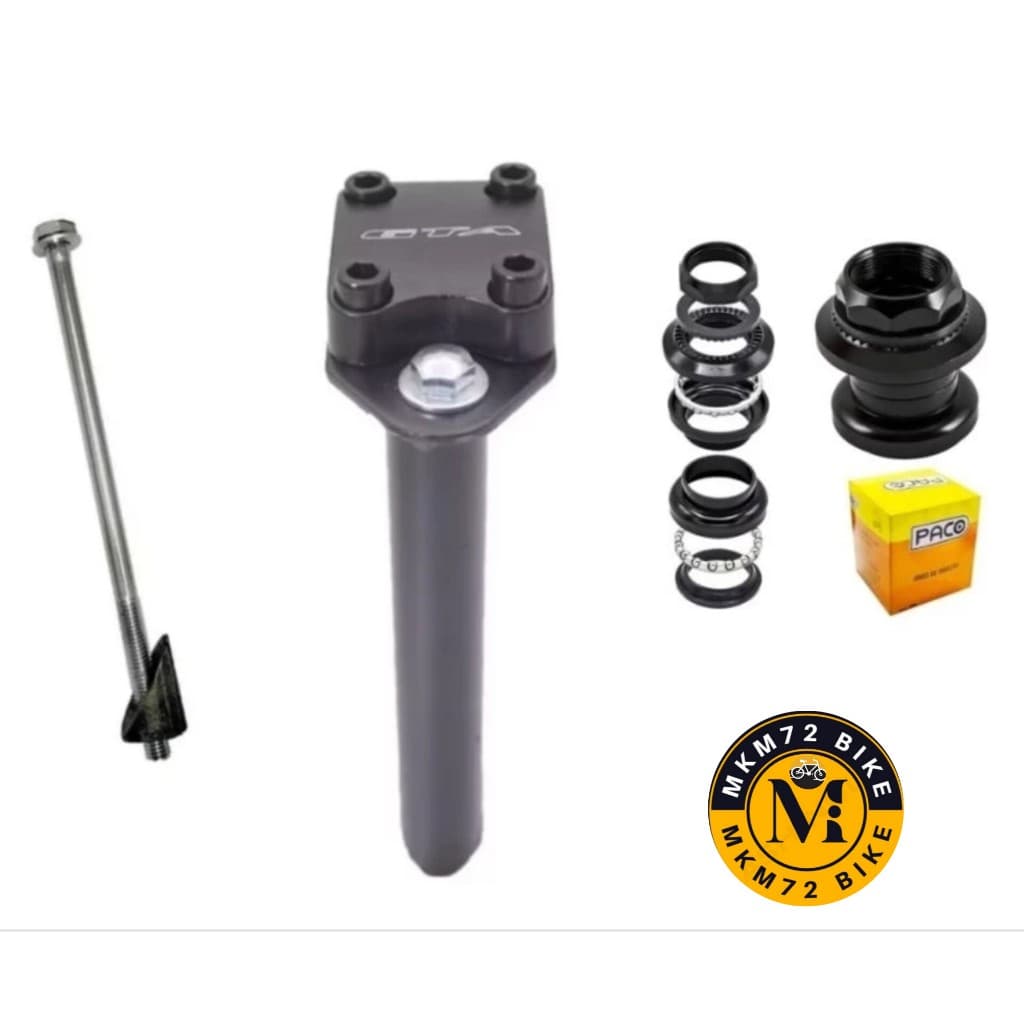 Mesa Avanço Suporte de Guidao 21.1mm + Caixa de direção de Bicicleta MTB BMX