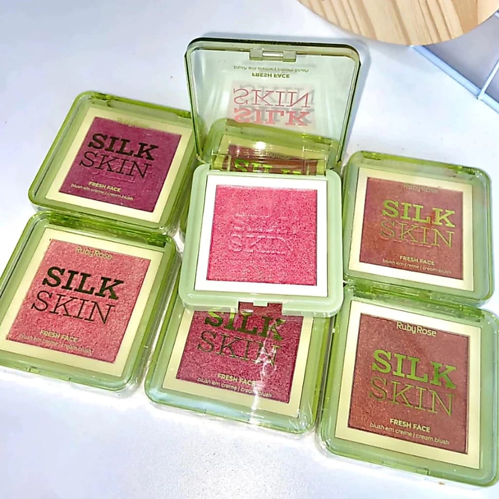 Blush Cintilante Fresh Face Silk Skin - Mauve Bloom Coral Crush Apricot Sunset Flush Ruby Rose