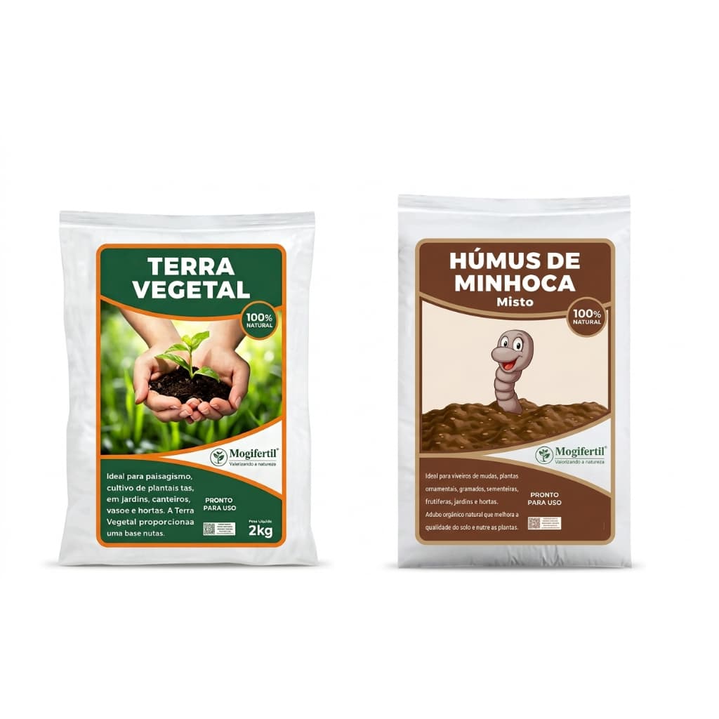 Terra  Adubada para Plantas 2 EM 1
