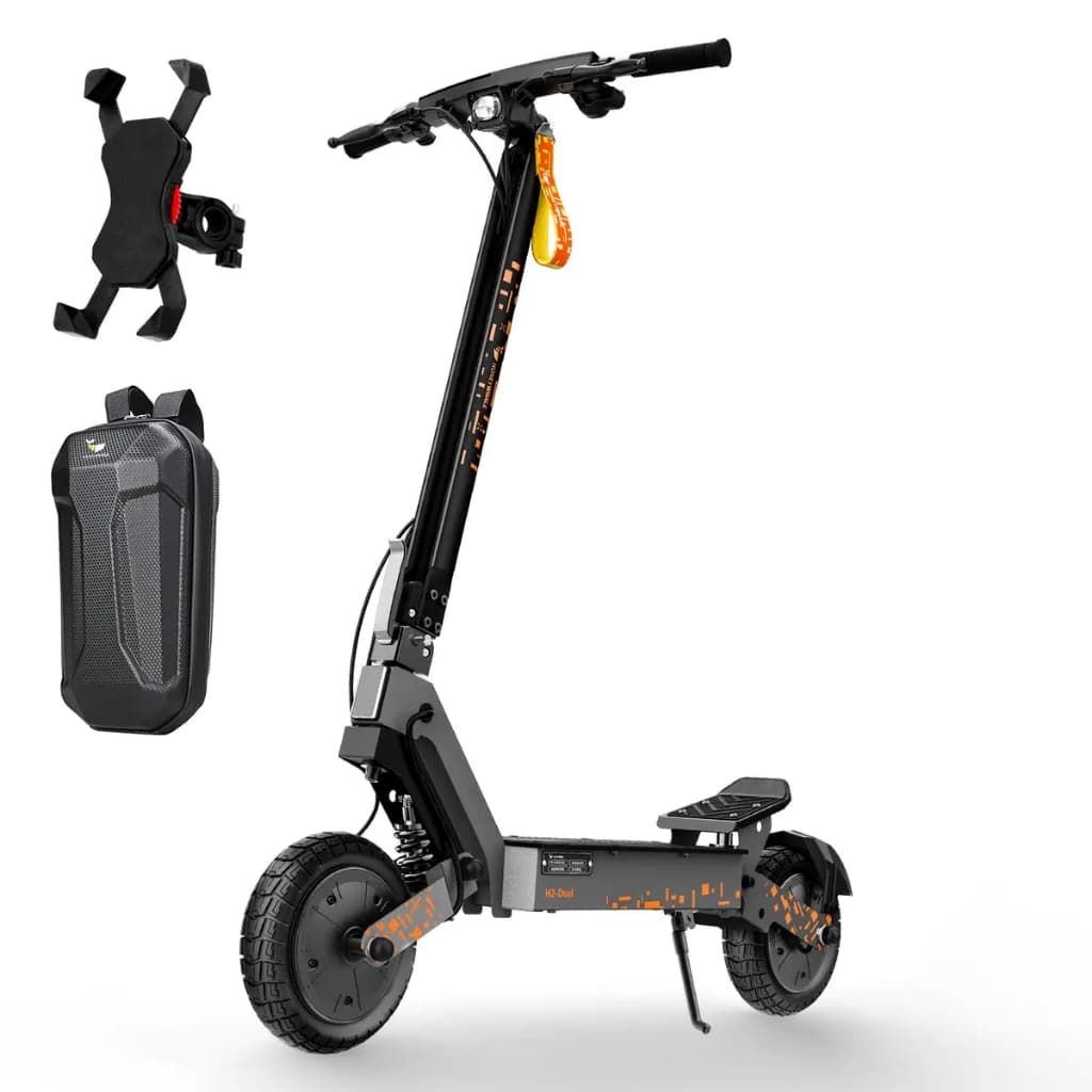 Honeywhale H2d-ultra Patinete Elétrico Adulto, 1200w Motor Duplo Scooter Elétrica, 65km Autonomia, Velocidade 55 Km/h, H