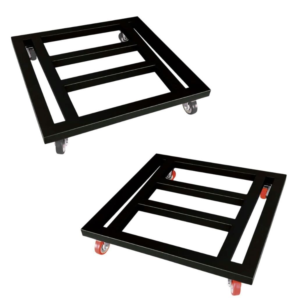 Suporte para botijão suporte para planta 30x30 e 40x40 resistente para até 100kg com trava