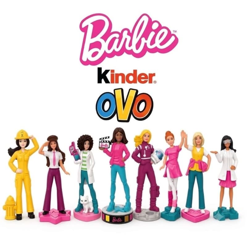 Miniatura Kinder Ovo Coleção "B@rbie Profissões"