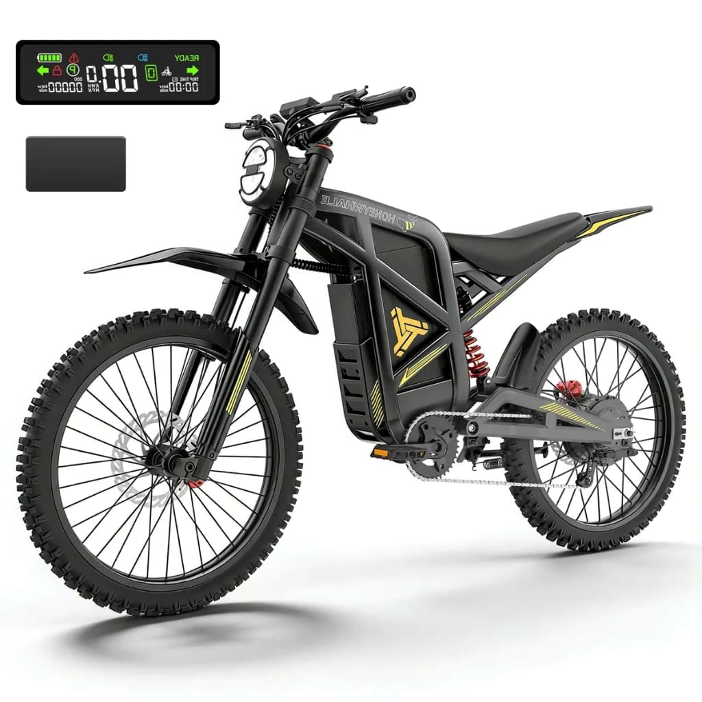 2192W Bicicleta Elétrica HONEYWHALE BK09 de 19" para Adulto com e 60 km/h