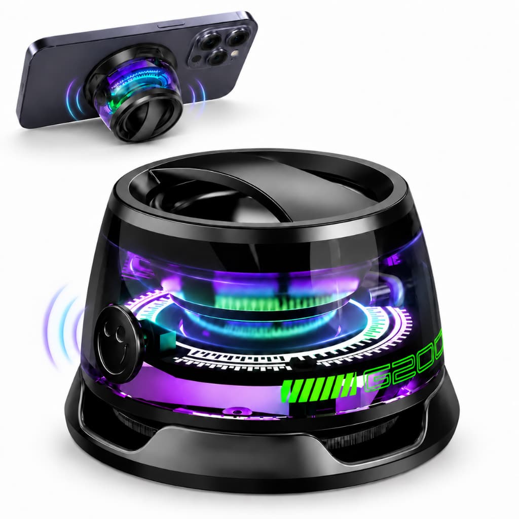 Caixa De Som Led Bluetooth Magnético Portátil G200