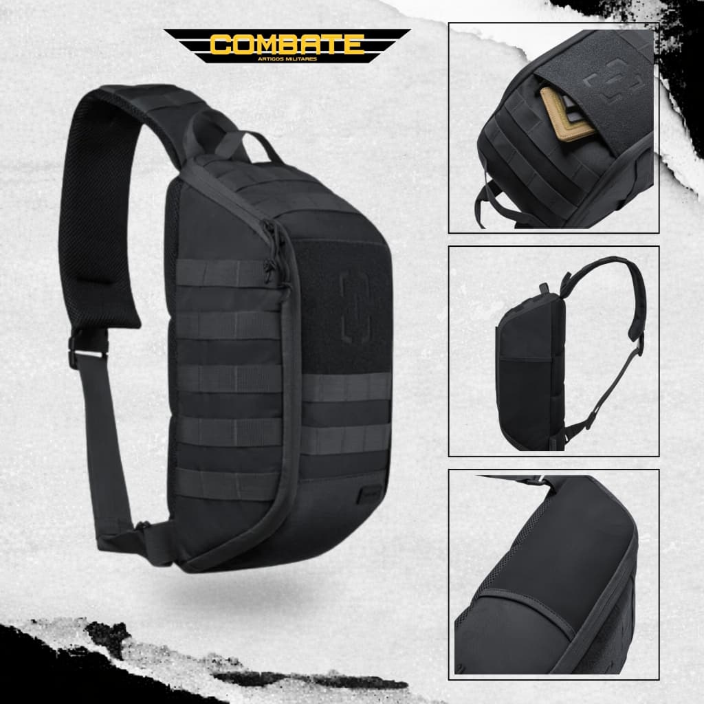 Bolsa de Ombro Tática Agility 2.0 INVICTUS Sling Bag Mochila Transversal