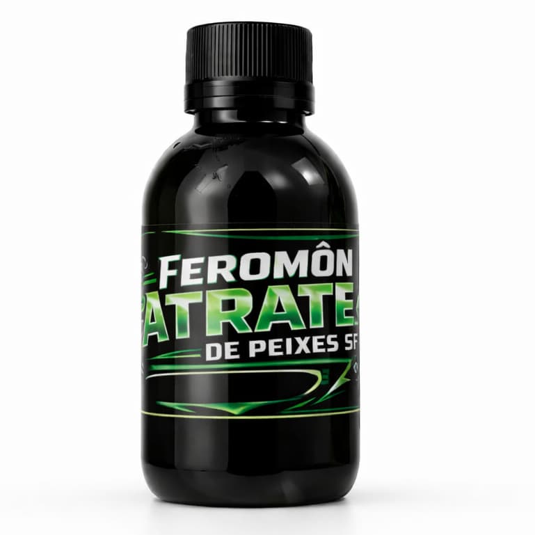 Atrativo Líquido Feromônio de Peixe para Iscas Massas Rações Pesca Esportiva Frasco 120ml