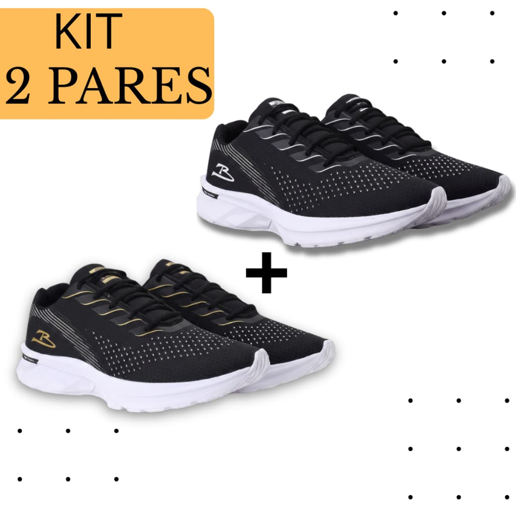Kit Tênis Masculino Tamanho Especial 42 AO 47  Esportivo Casual Confortável
