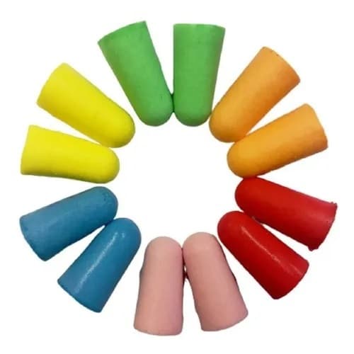 Protetor Auricular Espuminha de Ouvido Earplug Abafador Macio