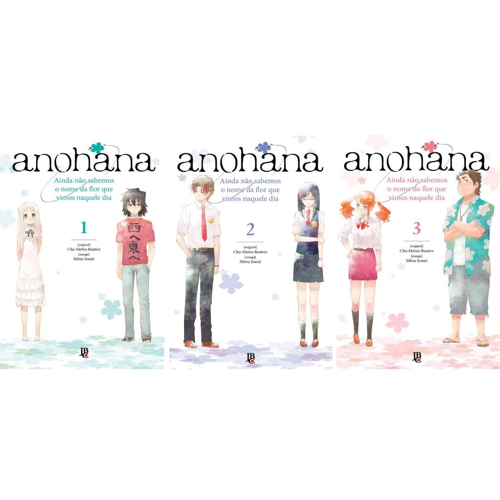 KIT Mangás Anohana COMPLETO - Cho-Heiwa Busters, Mitsu Izumi (NOVOS e LACRADOS)