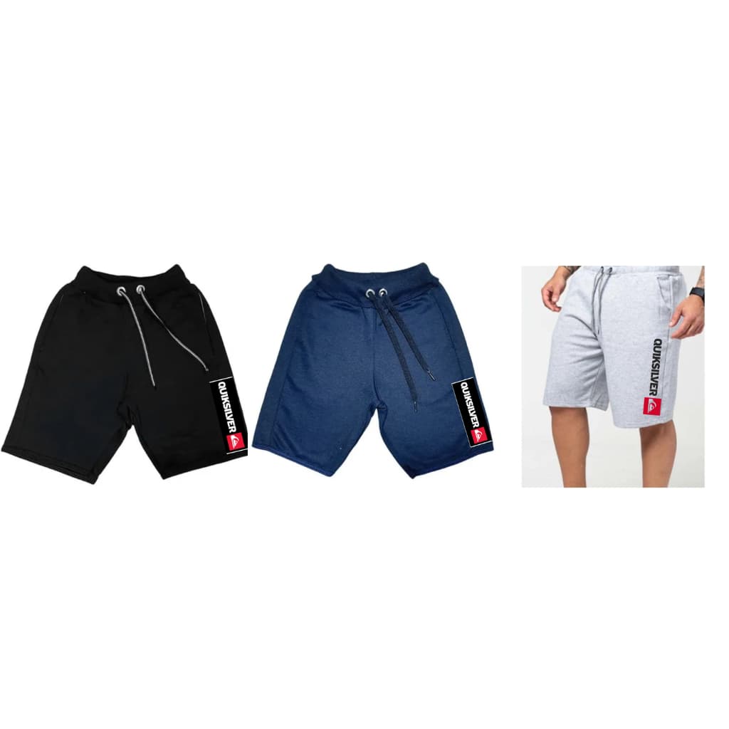 Kit 3 Bermudas Moletom Infanto Juvenil Personalizada a Mais Top