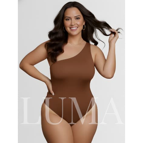 Body Feminino Mula Manca Suplex Bory Blusa Um Ombro Só Com Forro Duplo Sem Bojo Blusinha Verão Tecido Premium Nula Manga
