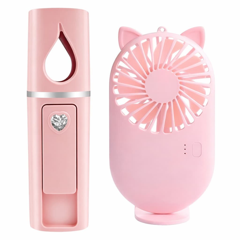 Nano Mister + Ventilador USB Extensão Alongamento de Cílios