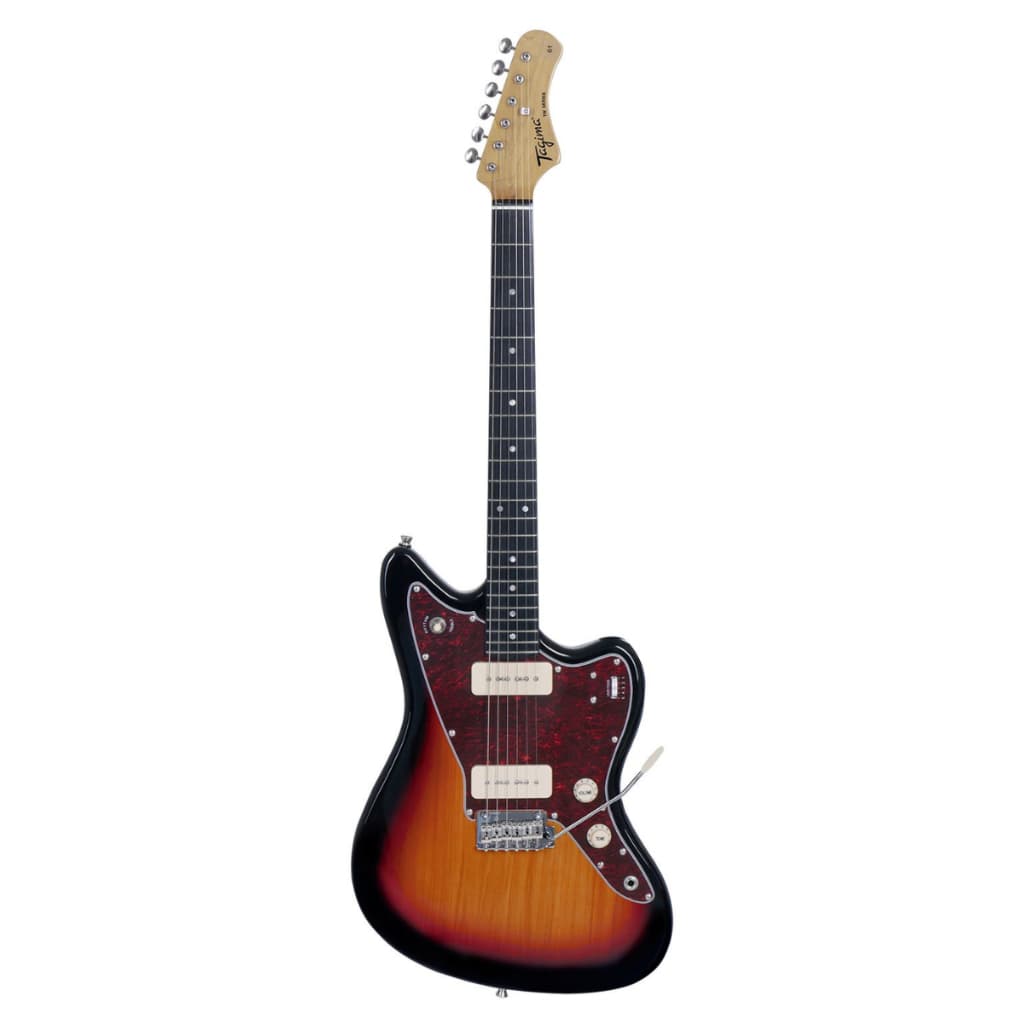 Guitarra Elétrica Tagima Tw-61 2p90 Escala Escura Jazzmaster 6 cordas Shape C Sunburst