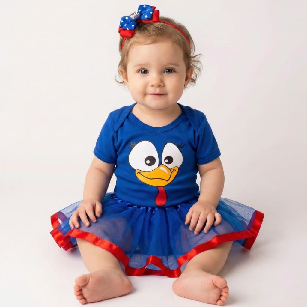 Body Bebê Menina RN Conjunto Galinha Pintadinha Recém Nascido Roupa de bebê Enxoval Envio Rápido