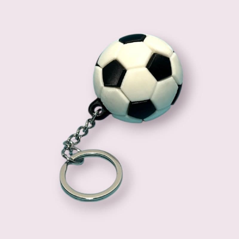 Chaveiro Personalizado Bola de Futebol Decoração Presente Geek Nerd