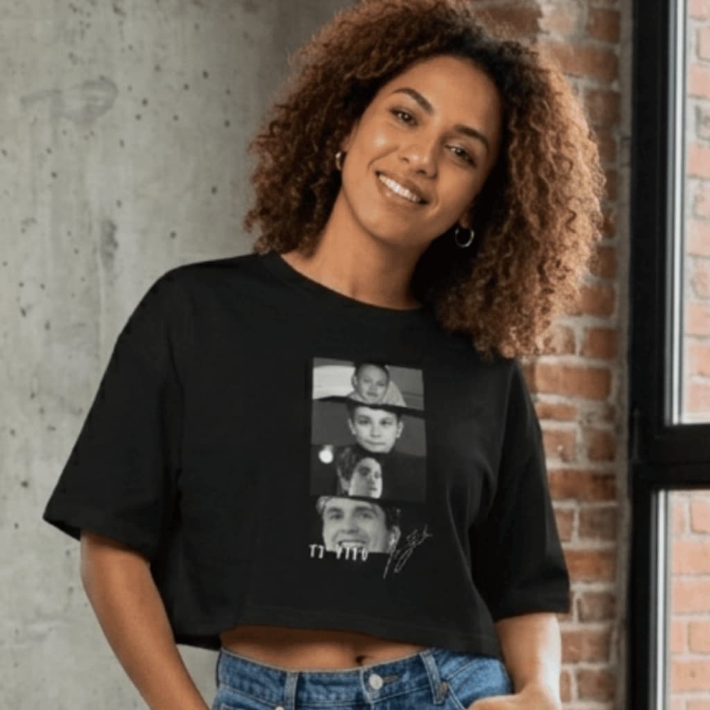 Cropped Luan Santana 100% Algodão Caimento Perfeito envio Rapido