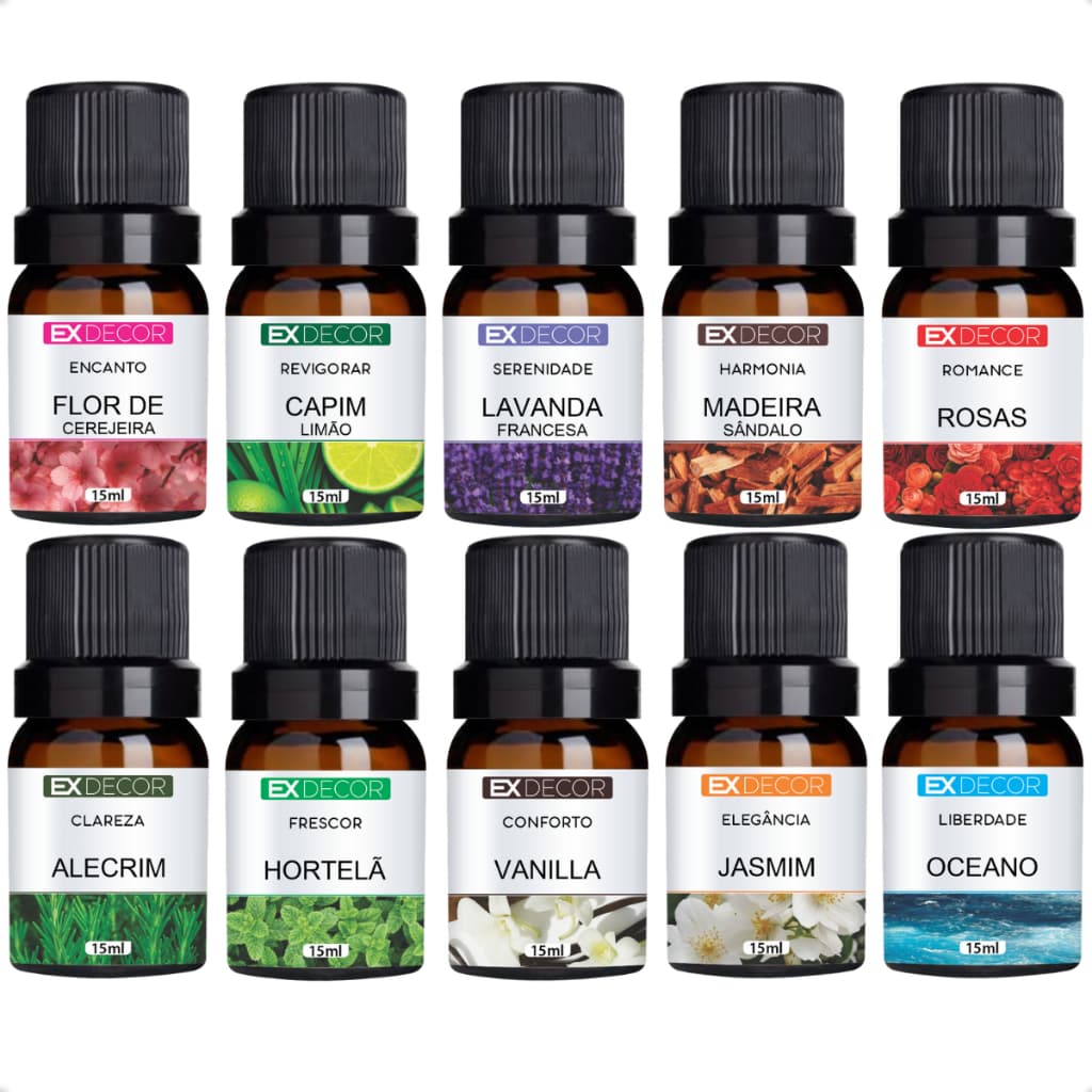 Essência Para Difusor e Aromatizador Elétrico a Base de Agua 100% Natural