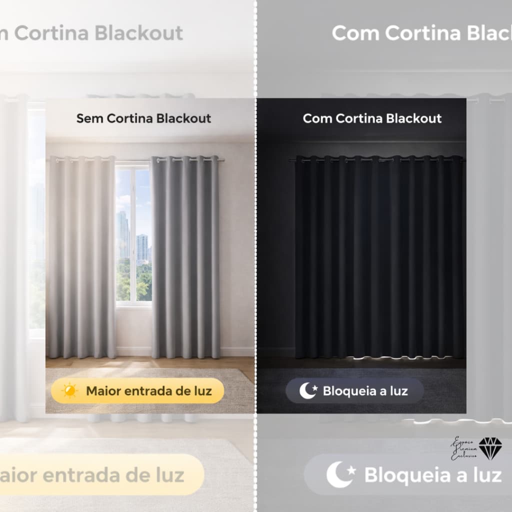 CORTINA BLACKOUT COM ILHÓS PELÍCULA 2,80CM X 2,80CM BLACKOUT PVC CORTINA VARÃO ATÉ 2 METROS NÃO INCLUSO
