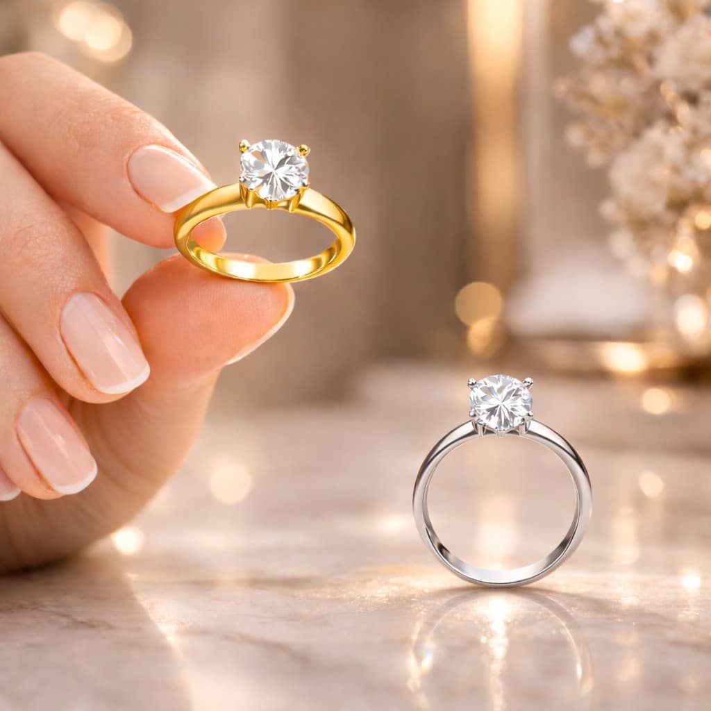 Anel Aliança Solitário Noivado Namoro Fininho 3mm Com Pedra de Zircônia Banhado a Ouro ou Prata