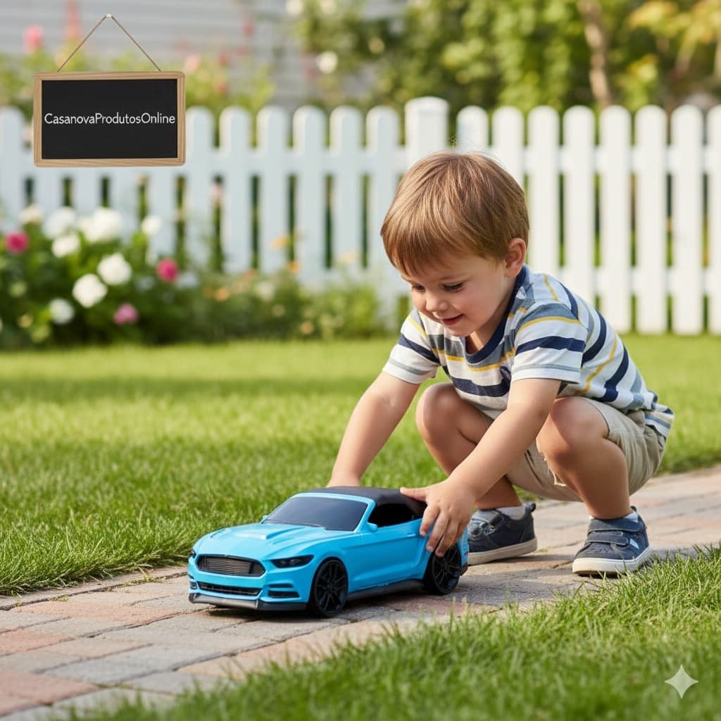 Carrinho Brinquedo Speed Car - Sortida com Design Esportivo, Rodas Livres e Material Resistente para Diversão Infantil