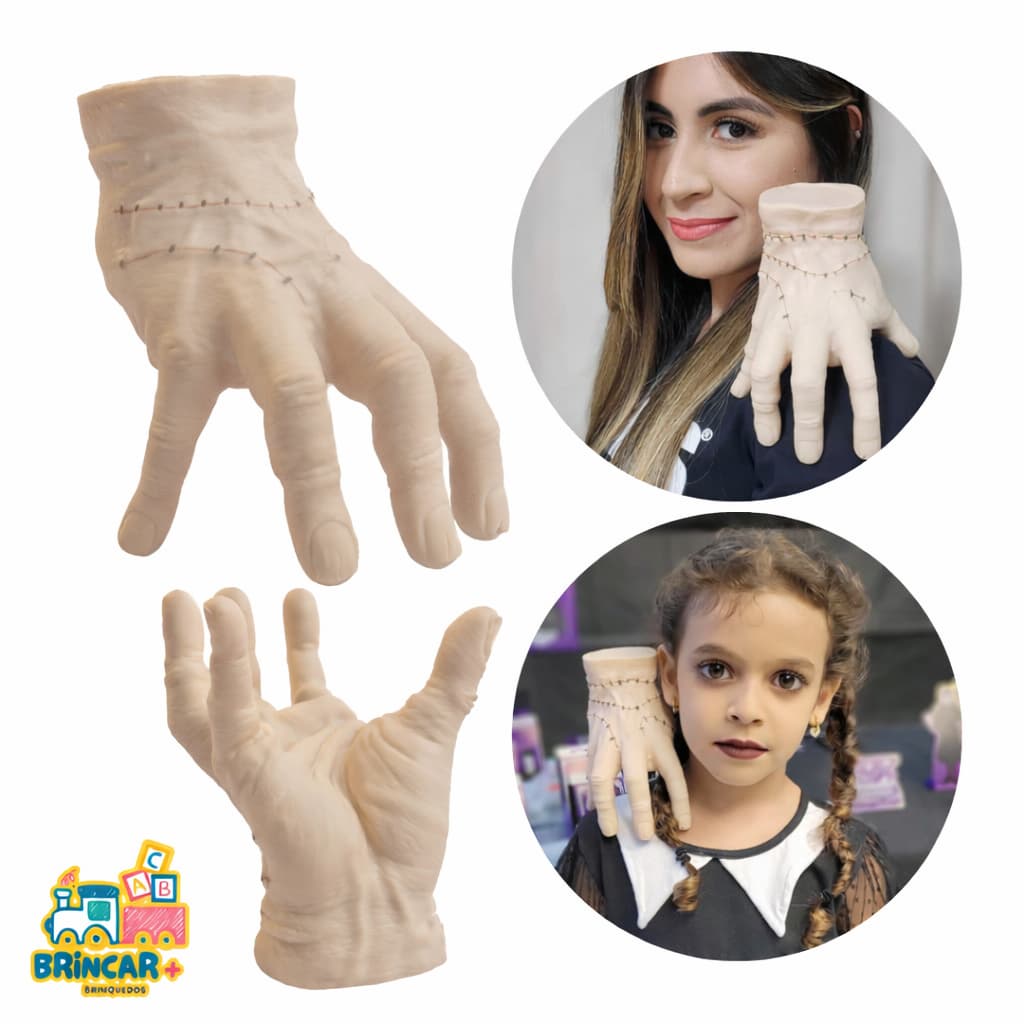 Mãozinha Realista Macia Decoração Fantasia